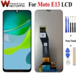 Motorola Moto E13 LCD Display Touch Screen Digitizer Assembly Replacement