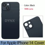 High quality iPhone14 Unibody Back Cover Glass With Lens iPhone 14 Replacement Rear Door Housing Panel Back Glass (New)
