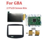 2.9 Inch High Brightness Point-to-Point Display IPS LCD Screen Kits for GameBoy Advance GBA Game Console Need Not Cut Shell (New)