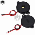 1PCS 30X5.5MM Enclosed Piezo Passive Buzzer Element W/Wires AT3040 (New)