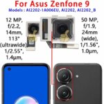 Front Back Camera Asus Zenfone 7 8 9 Pro Flip ZS671KS ZS672KS ZS630KL Main Facing Camera Module Flex Cable Spare Parts (New)