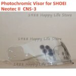 Photochromic Visor for SHOEI Neotec II Neotec 2 CNS-3 CNS 3 Helmet Lens Glass Shield Viewfinder Screen Replacement Windshield (New)
