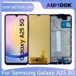 LCD Display Samsung Galaxy A25 5G A256 LCD Touch Screen Digitizer Assembly A256E A256B A256U Display Screen Repair Parts (New)
