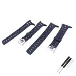Mens silicone watch strap accessories compatible for SUUNTO T T1 T1C T3 T3C T3D T4C T4D watch band women rubber sport wristband (New)