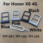 New Huawei Honor X8 4G Sim Card Tray Slot Holder Socket Adapter Connector Repair Parts Replacement (New)