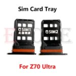 ZTE nubia Z70 Ultra Z50S Pro Ultra 5G NX713J SIM Card Tray Slot Holder Adapter Socket Repair Parts Bangladesh (New)