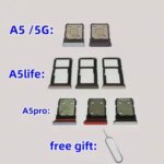 SIM Card Tray chip slot drawer card Holder OPPO A5 5G A5life A5Pro PKV110 PKQ110 PKP110 drawer chip card tray Bangladesh (New)
