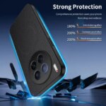 Carbon Fiber Texture Wireless Charging Magnetic Case Tecno Camon 40 Premier 5G ShockProof Phone Cover (New)