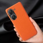 Funda Asus Zenfone 9 Case Premium Real Genuine Leather Phone Cases Zenfone 10 Cover Back Coque Protector capa (New)