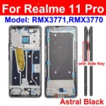 Realme 11 Pro 11Pro+ Plus Middle Housing Frame Holder Bezel Cover with Side Button Parts (New)