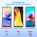 POCO M3 Pro Xiaomi Screen Protector Tempered Glass Crystal Mica 9H Protective HD Clear Transparent Anti Scratch (New)