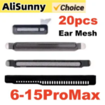 20 Earpiece Mesh iPhone 15 Plus 14 13 12 Pro Max 11 X XS XR 8 7 6 6S Anti Dust Adhesive Sticker Receiver Ear Speaker Net Bangladesh (New)