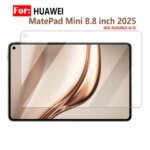 2PCS Tablet Tempered Glass Screen Protector HUAWEI MatePad Mini 88 Inch 2025 MLR-AL10 MLR-AL00 Anti-Scratch Protective Film (New)