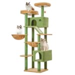 Cat climbing frame cat tree integrated large luxury cat frame space capsule sisal cat villa (New)