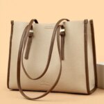 Luxury Designer Large Handbag For Women Brand Purse Female Genuine High Quality Leather Shoulder Bag Female Tote Bags New (New)