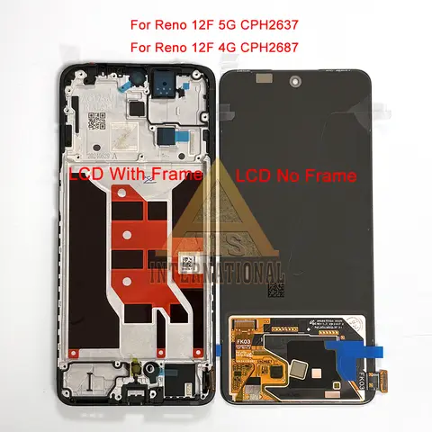 S11d6caa86e3c481fa7e47d583d2607c6u_480x480q75 67 AMOLED Original OPPO Reno 12 CPH2625 China PJW110 LCD Display Screen+Touch Oppo Reno 12 Pro China RENO 12F (New) - Image 1