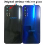 63 inch Huawei Honor 20 YAL-AL00  Honor 20 Global YAL-L21 Back Battery Cover Door Housing case Rear Glass parts (New)