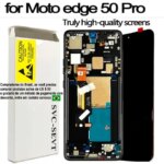High Quality 144Hz 6.7" P-OLED For Motorola Edge 50 Pro XT2403-2 LCD Display Touch Screen For Moto Edge50 Pro Replacement Part (New)