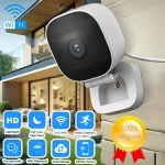 4K Mini Wifi Security Camera Ip65 Waterproof Color Night Vision Motion Detect Surveillance Monitor with 2 Way Audio 2026 Bangladesh (New)