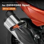 Falling Protection Aluminum for BMW C650 Sport Accessories C600 Sport C 600 650 2012-2020 Motorcycle Exhaust Slider Protector (New)