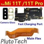 Charging Port  Xiaomi Mi 11T Pro 11TPro USB Micro Charger Dock Connector Microphone Charge Board Flex Cable Repair Parts (New)