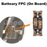 10pcs FPC Battery Connector iphone 15 14 13 12 11 Pro Max X XS XR 8 7 6S 6 Plus Inner FPC On Board Clip Plug Flex Cable (New)