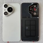 New Tempered Glass Back Battery Cover Huawei Pura 70 Spare Parts Back Cover Door Housing + Flash Cover + Camera Lens (New)