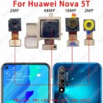 Selfie Front and Rear Back Camera For Huawei Nova 5T Nova5T Main Facing Camera Module Flex Cable Replacement Spare Parts (New)