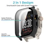 HD Tempered Glass PC Case Realme Watch 5 Bumper Full Protective Cover Realme Watch 5 Screen Protector Shell Accessories (New)