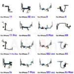 AiinAnt Power Volume Buttos Flash Light Power Flex Cable iPhone 11 Pro X XR Xs Max SE 7 8 Plus SE 2 3 2020 2022 Phone Pars (New)