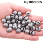 TAKBAS Split Shot Fishing Weights Sinkers Lead Fishing Sinkers Weights Removable Round Fishing Sinkers，7g/5g/4g/3g/2g/1g (New)