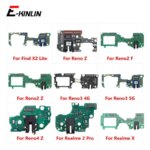 Microphone Headphone Jack Port Connector Earphone Audio Board OPPO Find X2 Lite Reno Z Reno2 F Reno3 Reno4 Realme 2 Pro X (New)