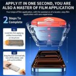 1-5Pcs Anti Spy Screen Protector iPhone 18 17 16 15 14 13 12 11 Pro Max XS XR Air 7 8 Plus 16e One Click Installation Glass (New)