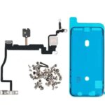 Power ON OFF Button With Flash Flex Cable iPhone X XR XS 11 Pro Max And Set Screws + Waterproof Tape Replacement Parts Bangladesh (New)