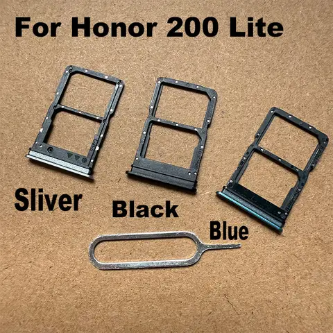 S13c05f6a9c304e80b5b92214fa6b39baF_480x480q75 New Huawei Honor 200 Lite Sim Card Tray Slot Holder Socket Adapter Connector Repair Parts Replacement (New) - Image 1