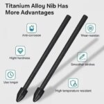Replacement Pencil Tips Samsung Galaxy Tab S6 S7 S21 S22 S23 S24 Note 10 20 S Pen SPen Nibs with Removal Tweezers Refill Set (New)