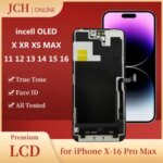 iPhone 16 Pro Max 15 Plus 14 13 mini 12 11 XS XR X LCD Display Screen Replacement Touch Digitizer Assembly True Tone Face ID Bangladesh (New)