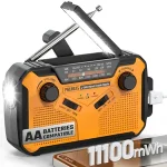 3000mAh Portable Emergency Solar Power Radio Hand Crank Charging AM/FM Weather Radio Led Reading Flashlight Bank Phone Charger Bangladesh (New)