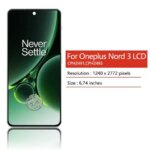 674“AMOLED Oneplus Nord 3 CPH2491 LCD Display Touch Screen Digitizer 1+Nord 3 CPH2493 Display Replacement (New)