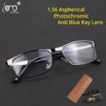 Photochromic Sunglasses Myopia Men Women Blue Light Blocking Prescription Glasses Clear Lens Chameleon -0.50-0.75-1.00-1.25-8.00 (New)