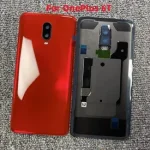 6.41 Back Glass OnePlus 6T 1+ 6t A6010 A6013 Back Battery Cover Rear Door Housing Case With Camera lens+Adhesive Bangladesh (New)