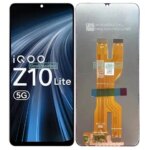 674 Inch Black Vivo iQOO Z10 Lite 5G I2409 LCD Display Touch Screen Digitizer Panel Assembly Replacement  With Frame (New)