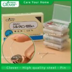 1Box Clover Sewing Pins Not Easily Broken Hijab Pin Straight Pin Clothe Pin Sewing Accessories Tools Dressmaking Pins Metal Pins (New)