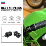 For Kawasaki NINJA650 2020-2024 EX650 2025 UP Motorcycle Handlebar Grips Ends Handle Bar End Plug Cap Slider Counterweight Cover (New)