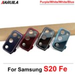 NEW Samsung S20 Ultra S20 Fe Repair Replace Back Camera Glass Lens Cover with Frame Holder Replacement Part (New)