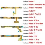 On Off Power Button Volume Key Switch Flex Cable Xiaomi Redmi Note 9 Pro Max Note 9s 9T 10 10S 11 Pro 4G 5G Replacement Part Bangladesh (New)