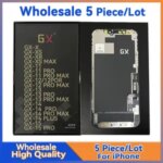 5 Pieces/Lot iPhone 11 12 13 14 15 X XS XR Pro MAX Plus Screen Lcd Display With Touch Assembly GX OLED Bangladesh (New)