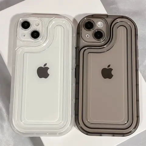 S17c7c2c82ab2462a9478c2a964ba7eacD_480x480q75 Soft Transparent Phone Case For iPhone 11 12 13 14 15 16 Pro Max X Xs XR Max Plus Clear Shockproof Bumper Silicone Cases Cover (New) - Image 1