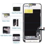 OLED Display Screen Digitizer Assembly for iPhone X XS Max XR 11 3D Touch for iPhone 12 13Mini 14Plus 15 LCD (New)