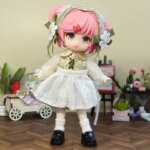 Doll Clothes OB11 Natsuki Doki Doki Literature Club! High Quality Full Set Body Accessories Collect Birthday Christmas Gift (New)